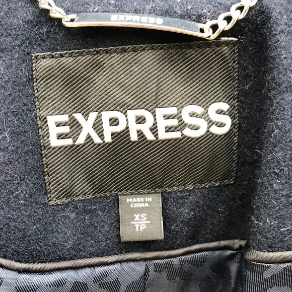 Express Navy Blue Peacoat - Picture 5 of 6